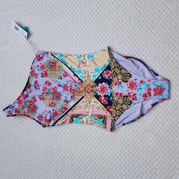 **HP** Nwt Johnny Was Raina One Shoulder Swimsuit - Picture 6 of 14